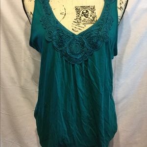 Teal tank top